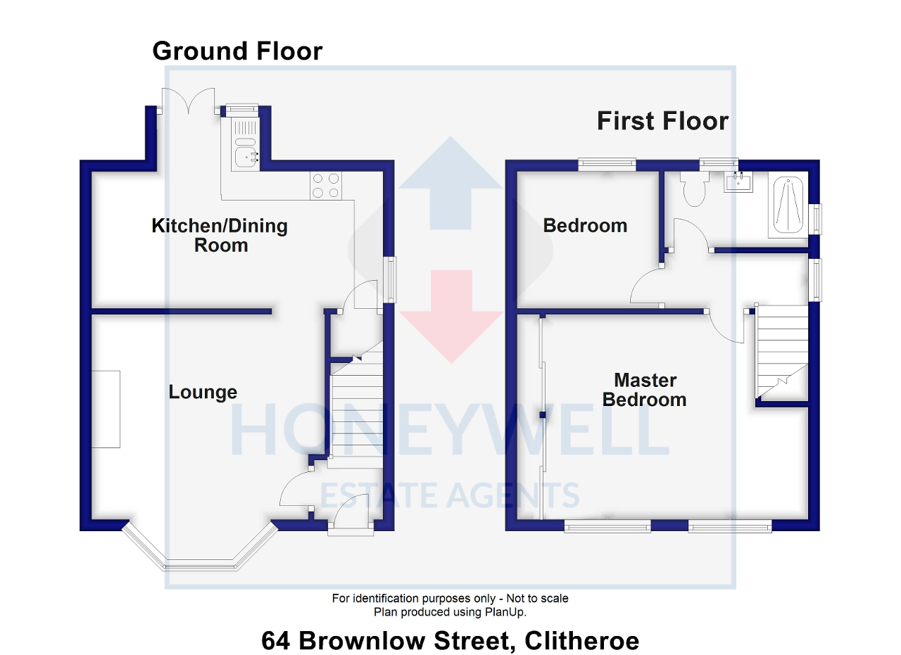 Floorplan of Brownlow Street, Clitheroe, Lancashire, BB7 1HQ