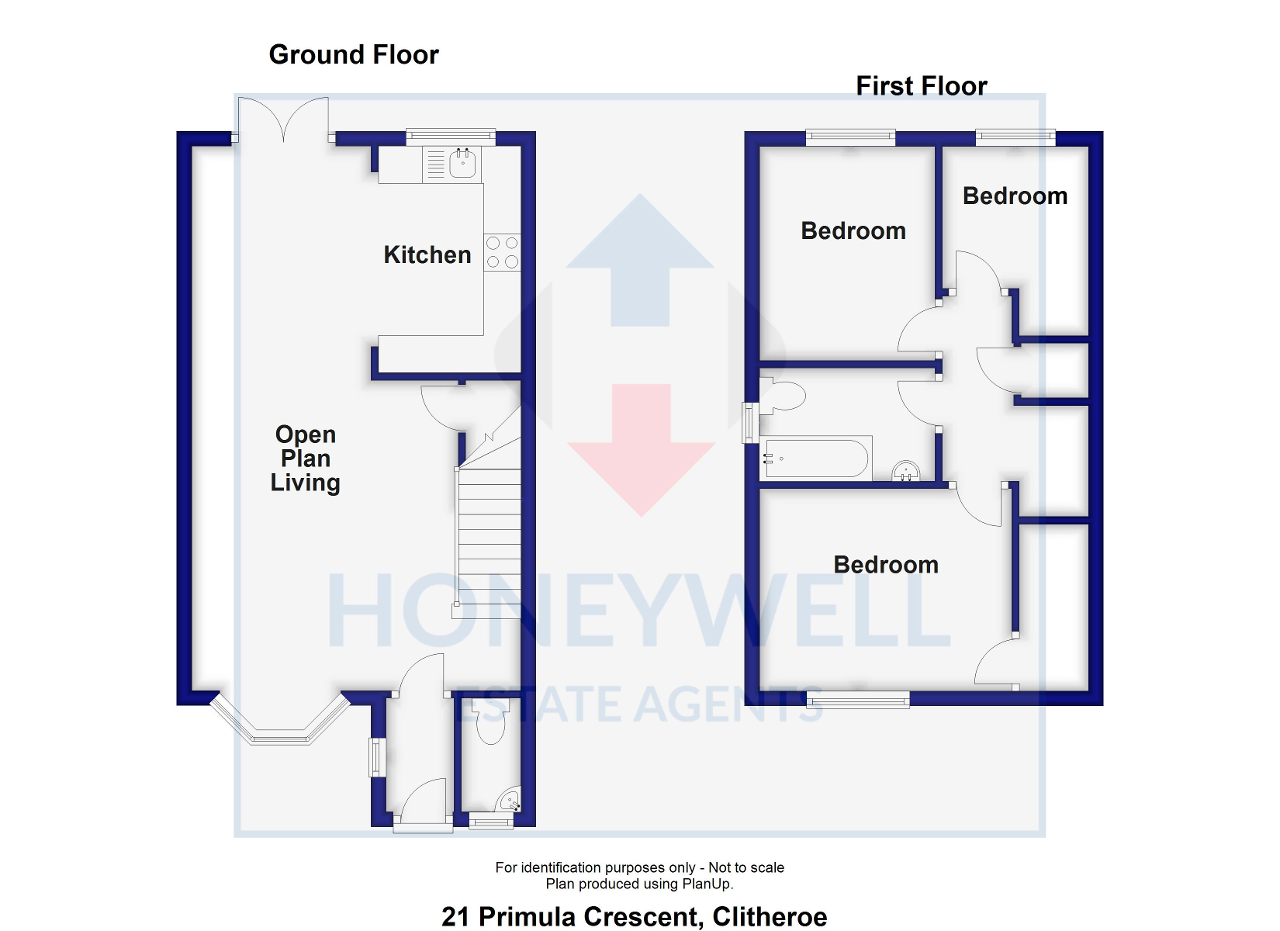 Floorplan of Primula Crescent, Clitheroe, BB7 1FG