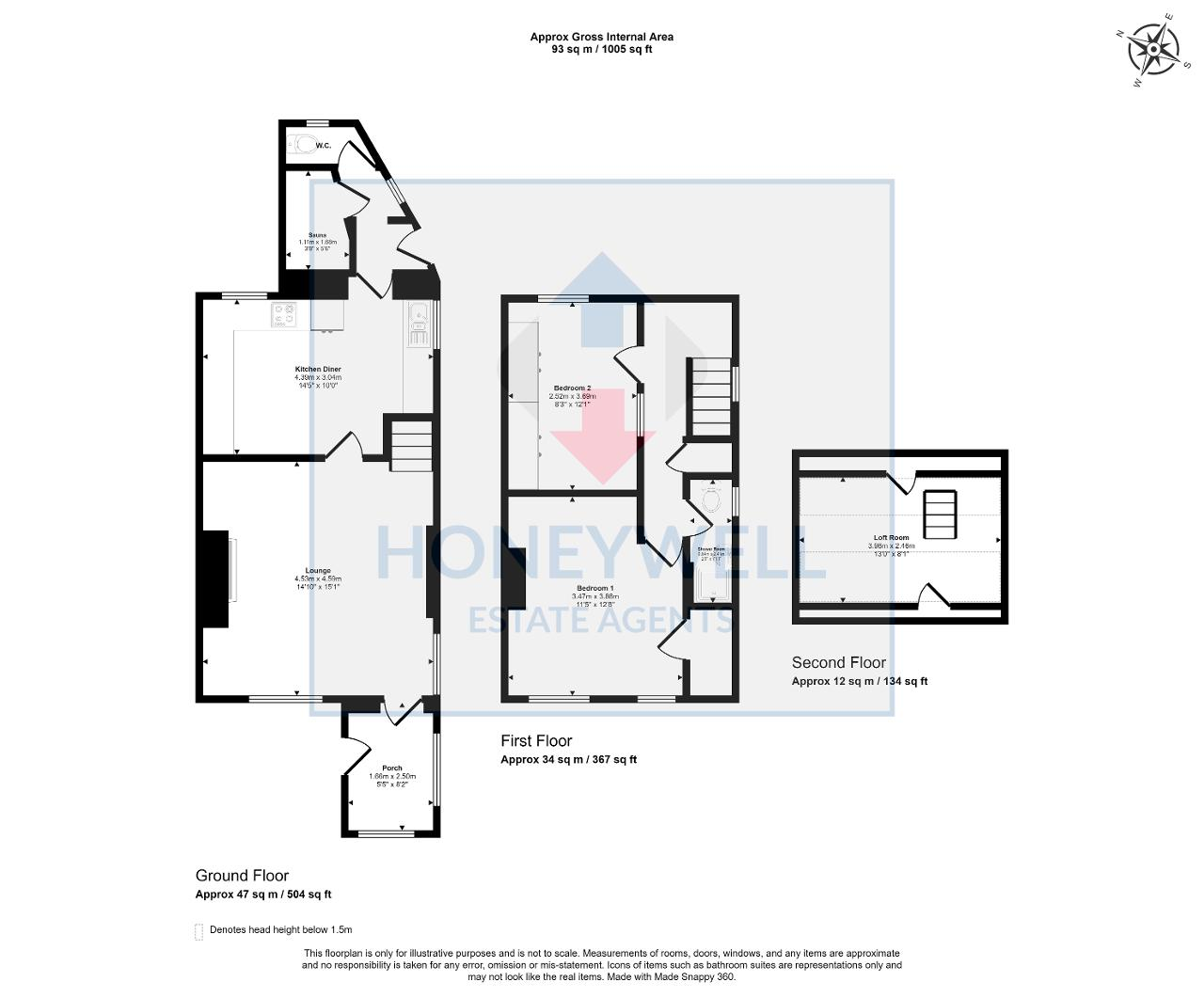 Floorplan of Clitheroe Road, Sabden, BB7 9HJ