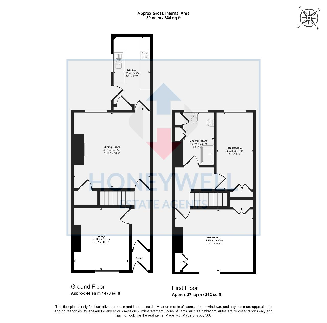 Floorplan of Croft Street, Great Harwood, BB6 7EX