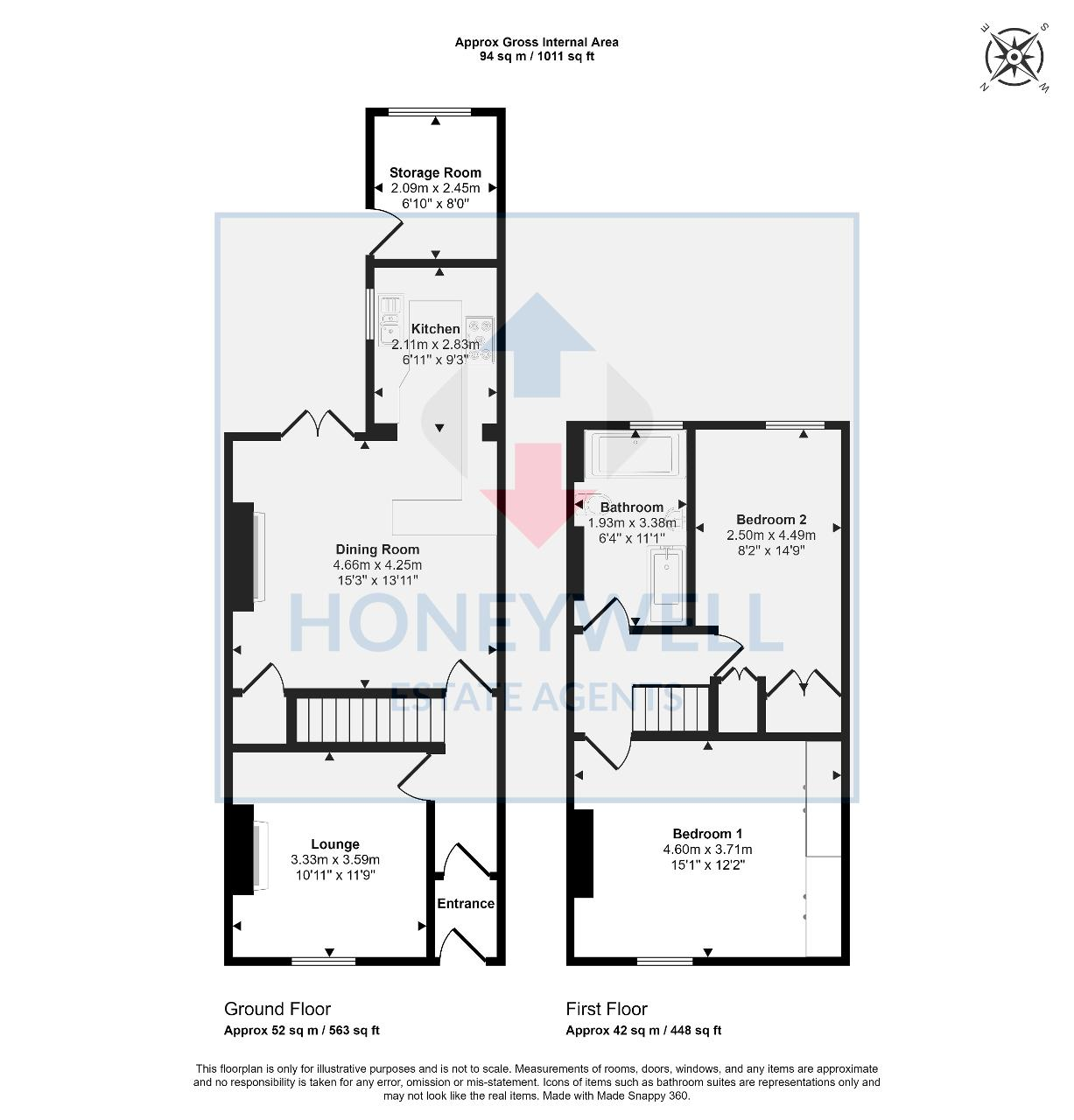 Floorplan of West View, Clitheroe, BB7 1DG