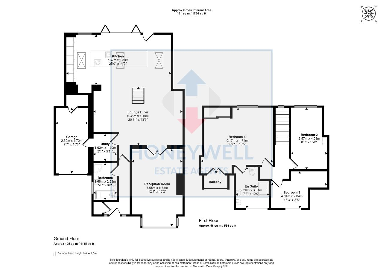 Floorplan of St Marys Drive, Langho, BB6 8DL