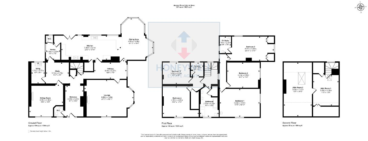 Floorplan of Clitheroe Road, Mitton, Clitheroe, BB7 9PH