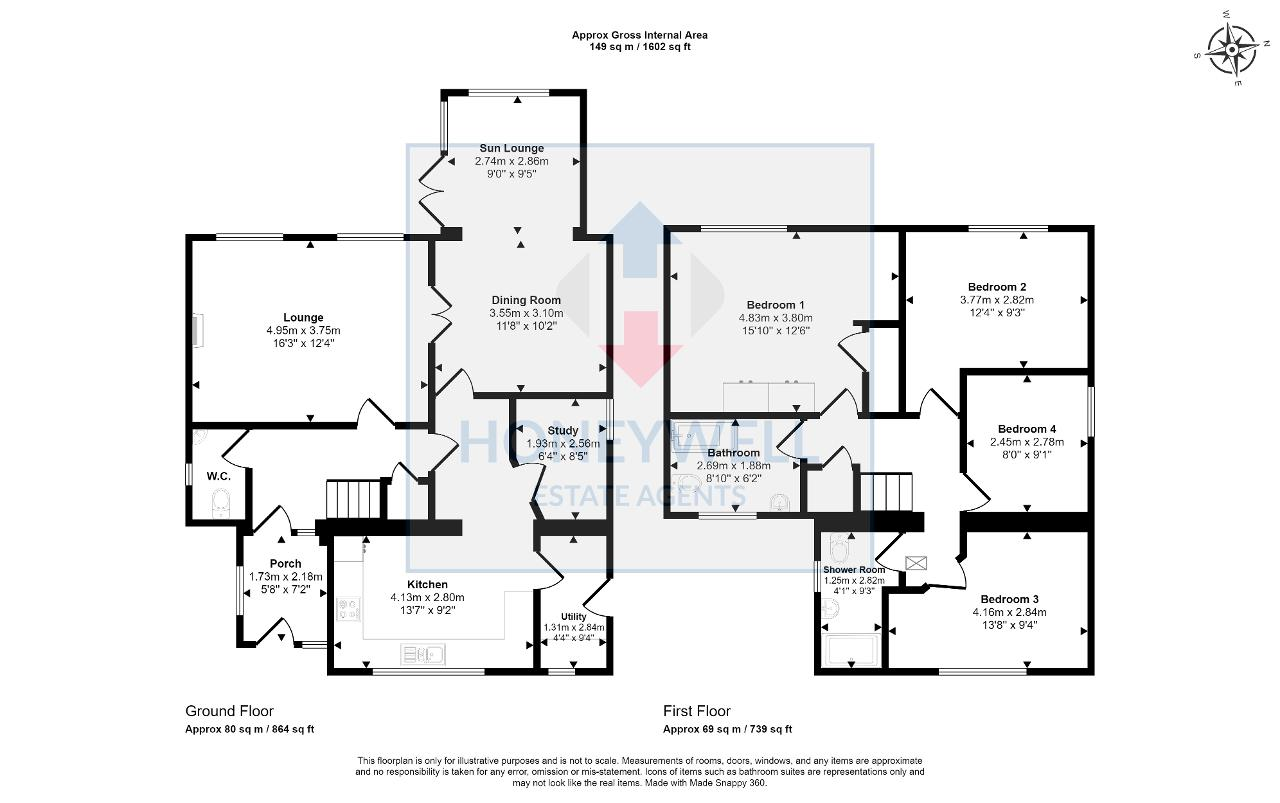 Floorplan of Stubbins Lane, Sabden, BB7 9EP