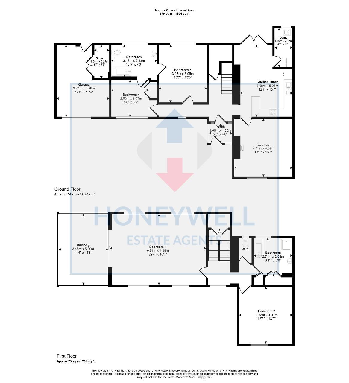 Floorplan of Lamb Row, Sabden, BB7 9DX