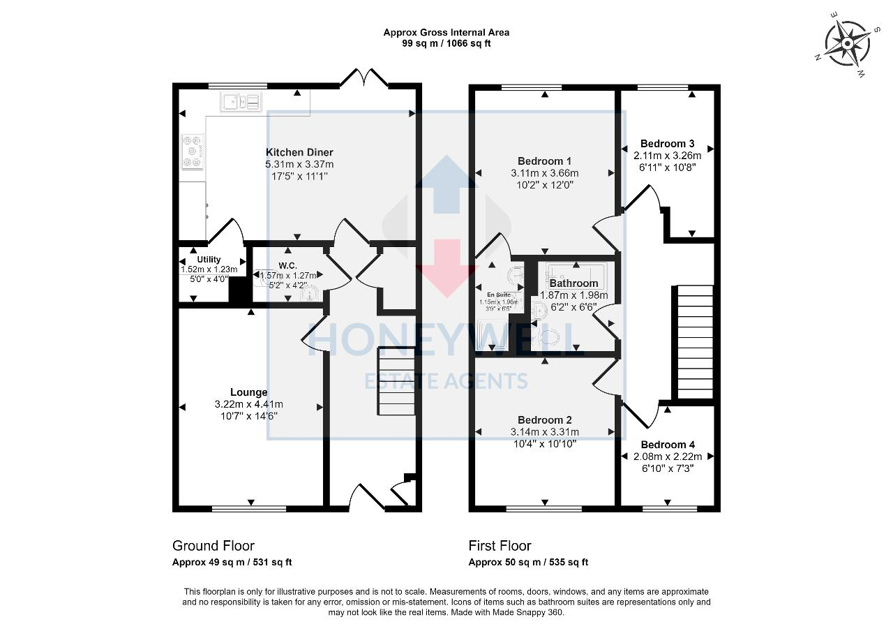 Floorplan of Wayfaring Road, Barrow, BB7 9GE