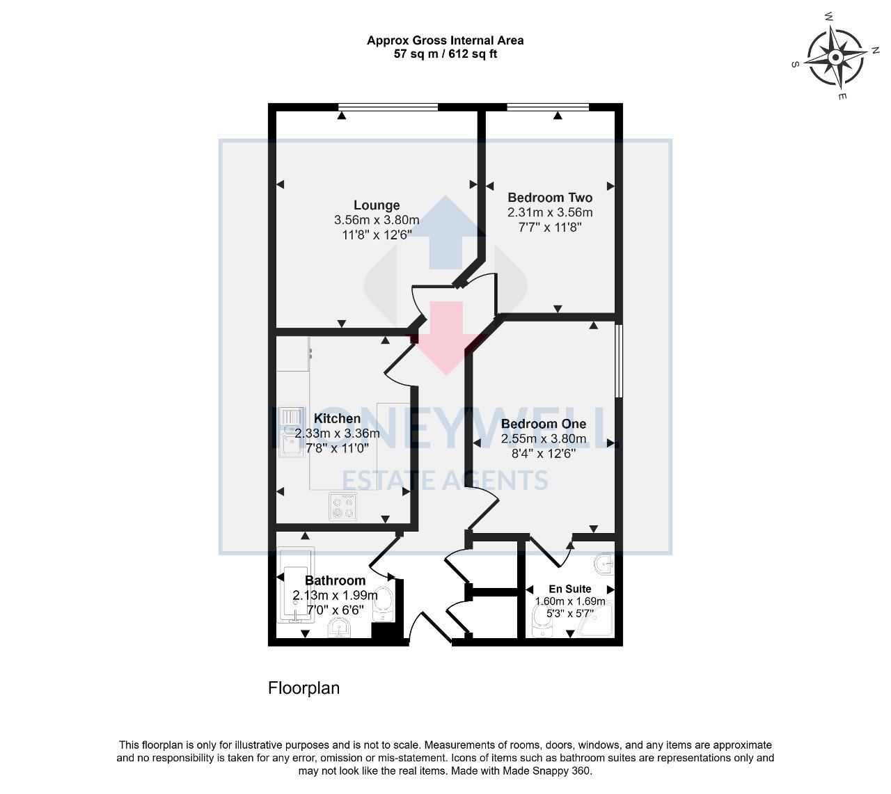 Floorplan of The Fountains, Gisburn Road, Barrowford, BB9 8LQ