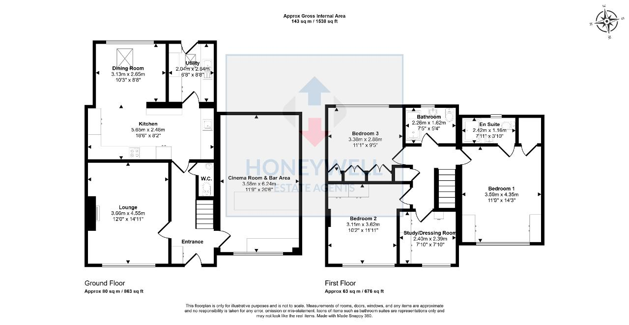 Floorplan of Mayfield Avenue, Clitheroe, BB7 1LB