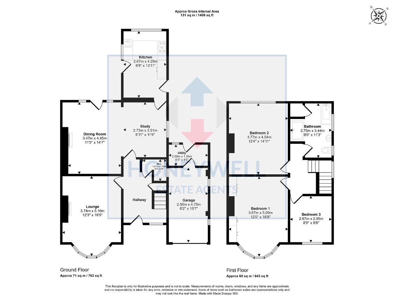 Floorplan of Chatburn Road, Clitheroe, BB7 2BD