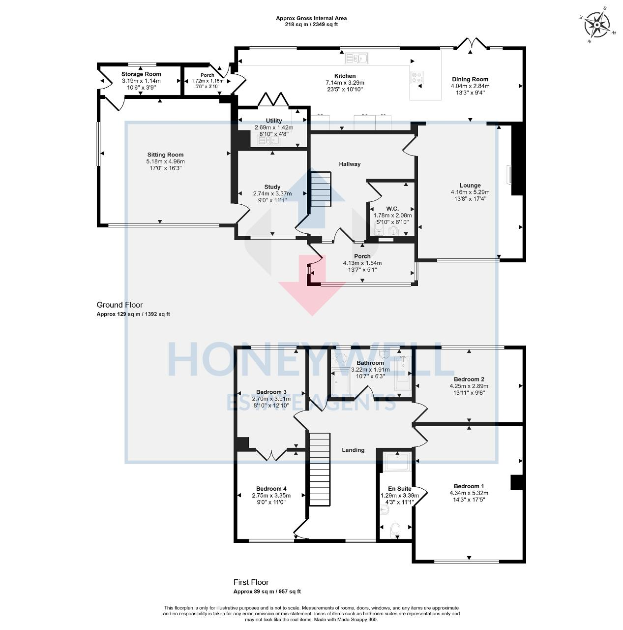 Floorplan of Whalley New Road, Billington, BB7 9NW