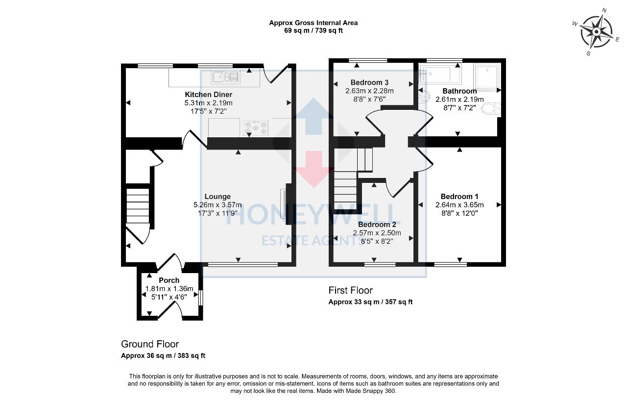 Floorplan of Cross Fold, Grindleton, Clitheroe, BB7 4RQ