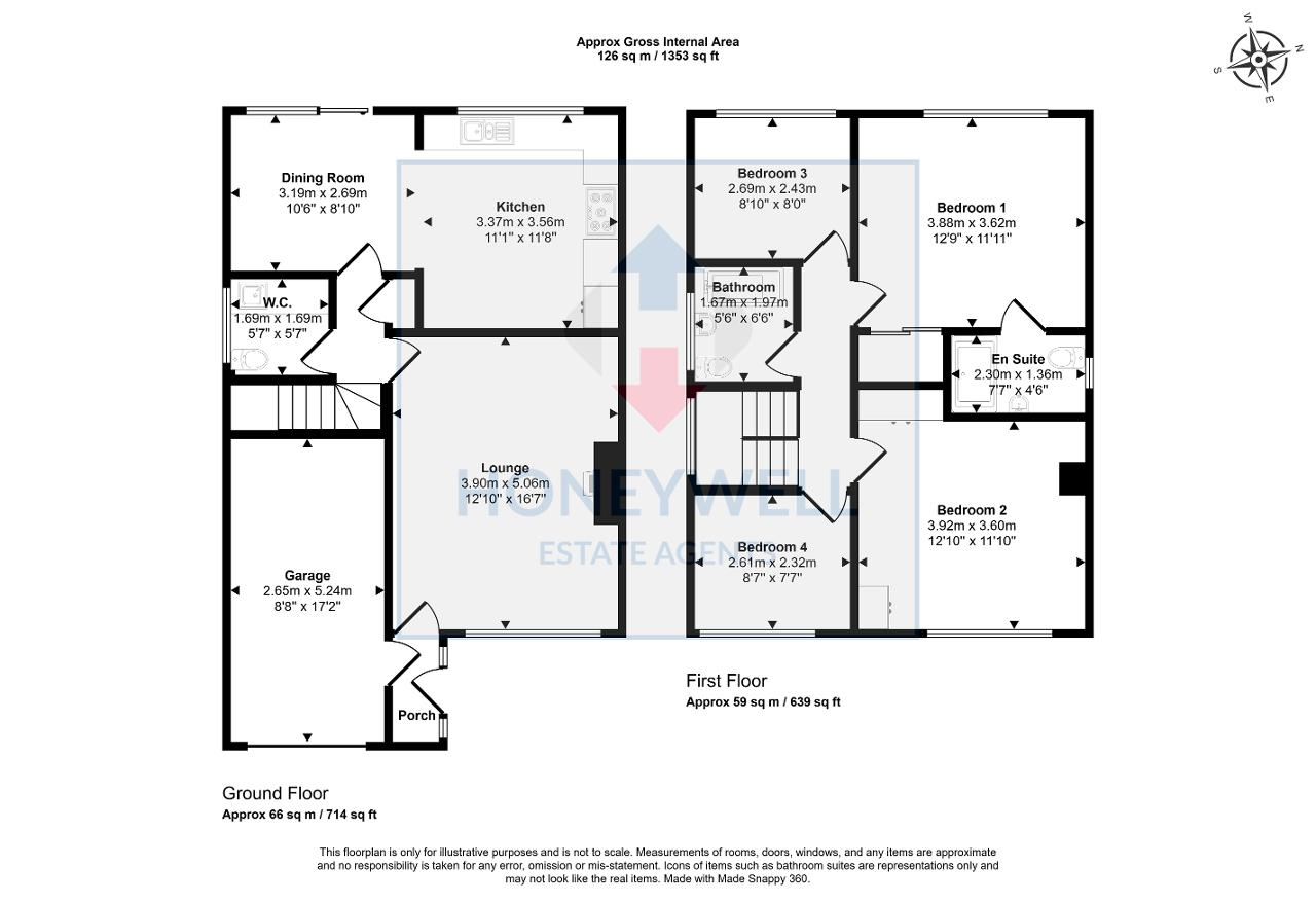 Floorplan of Long Meadow, Mellor Brook, BB2 7NX