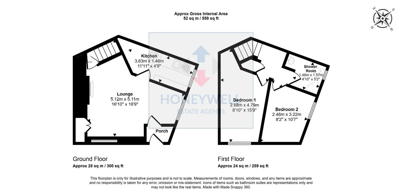Floorplan of Littlemoor, Clitheroe, BB7 1HF
