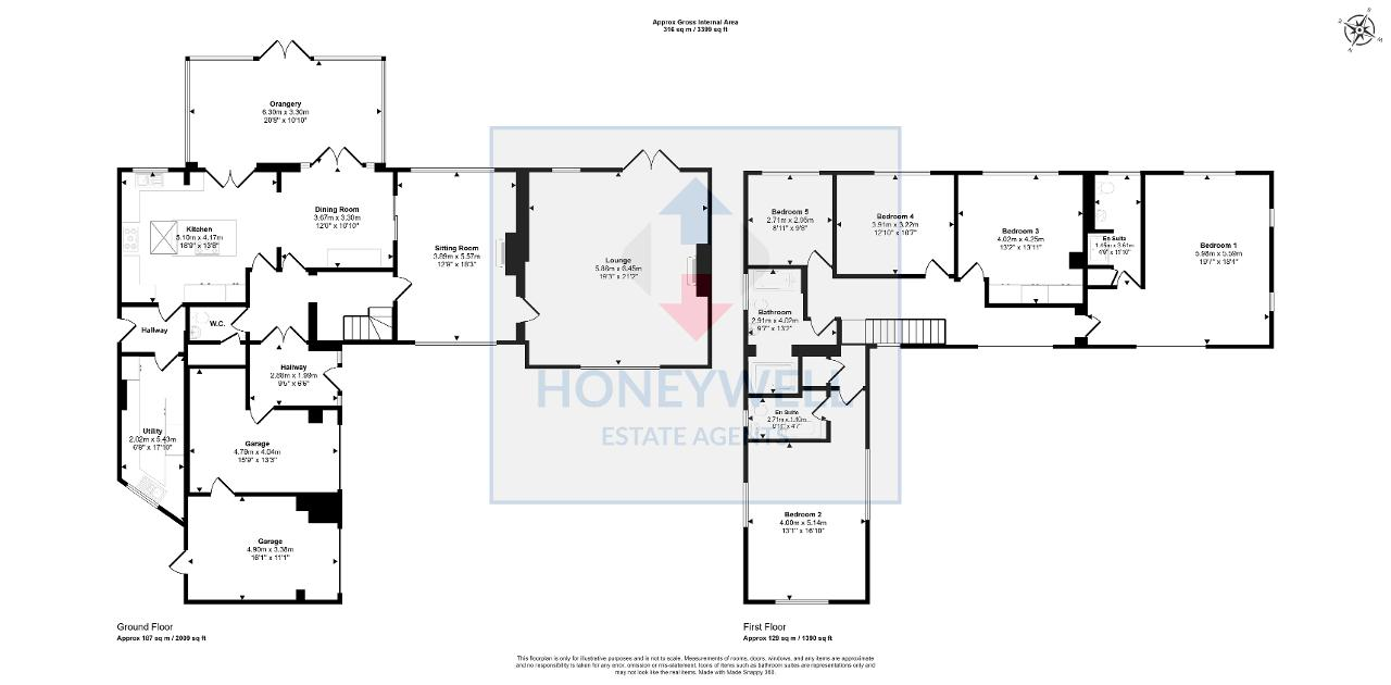 Floorplan of Newby, Rimington, BB7 4DZ