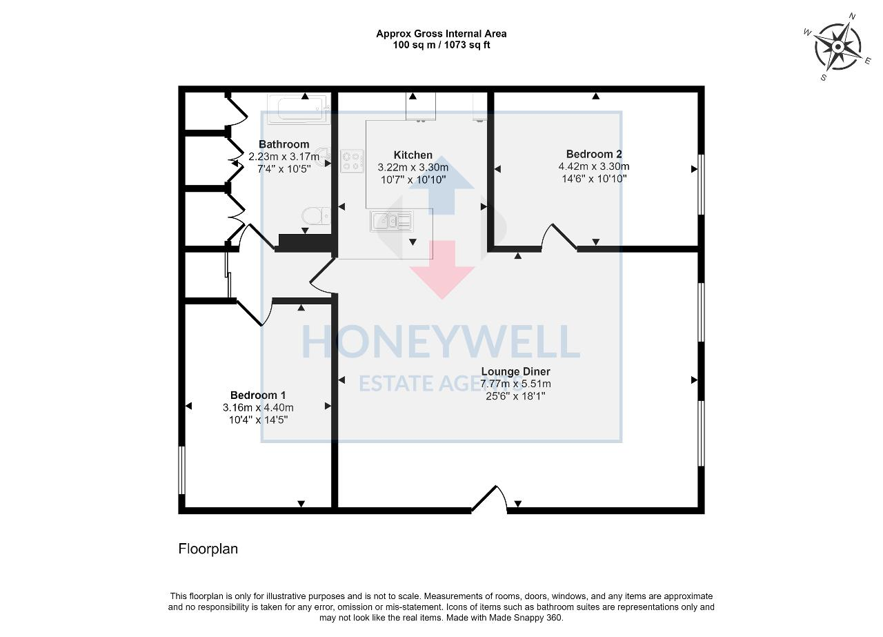 Floorplan of Hodder Court, Knowles Brow, Stonyhurst, Clitheroe, BB7 9PP