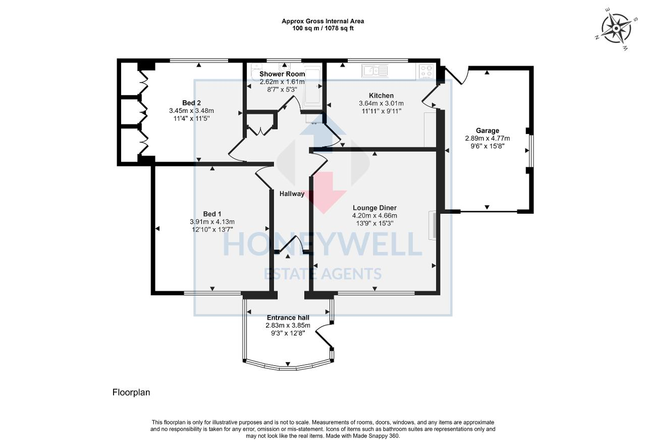 Floorplan of Church Close, Clitheroe, BB7 2HQ