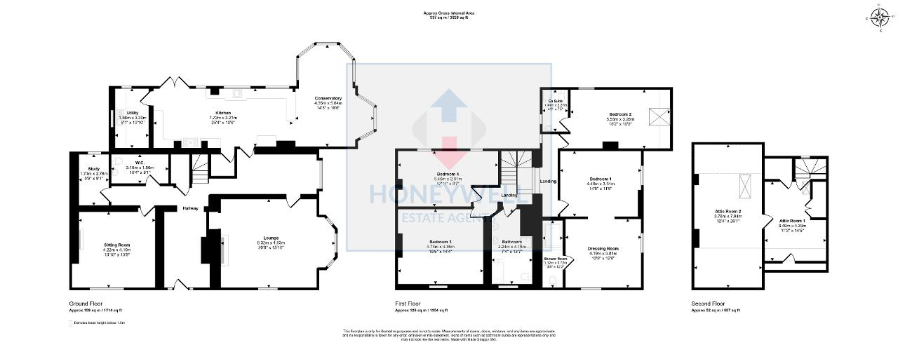 Floorplan of Clitheroe Road, Mitton, BB7 9PH