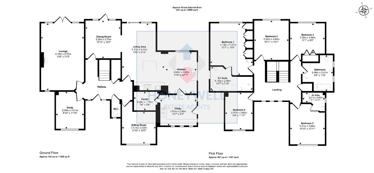Floorplan of Pasture Grove, Whalley, BB7 9SJ