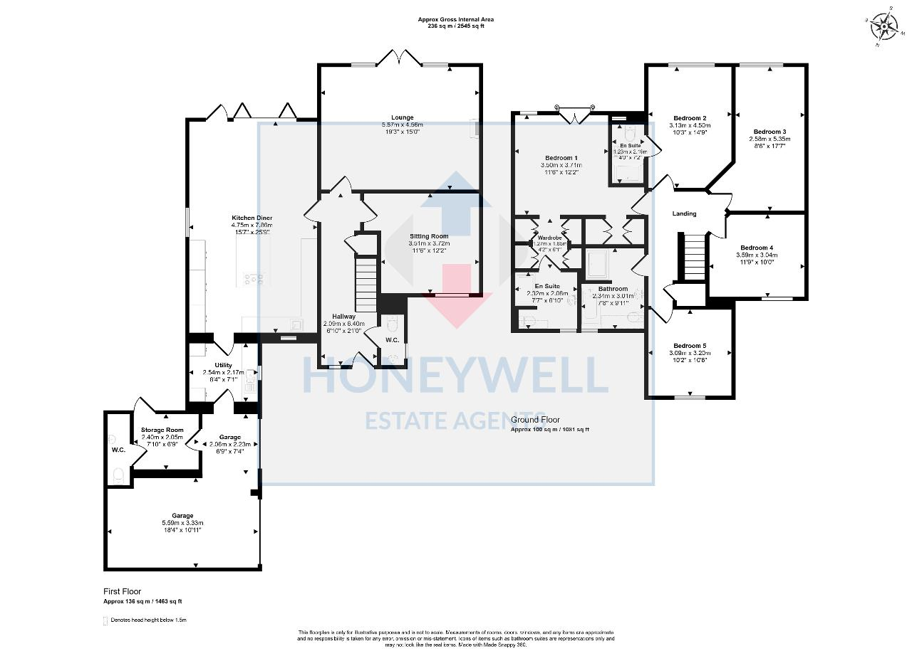 Floorplan of Primrose Road, Clitheroe, BB7 1EA