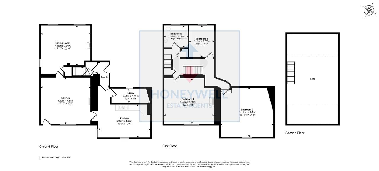 Floorplan of Woodhouse Lane, Slaidburn, Clitheroe, BB7 3AH