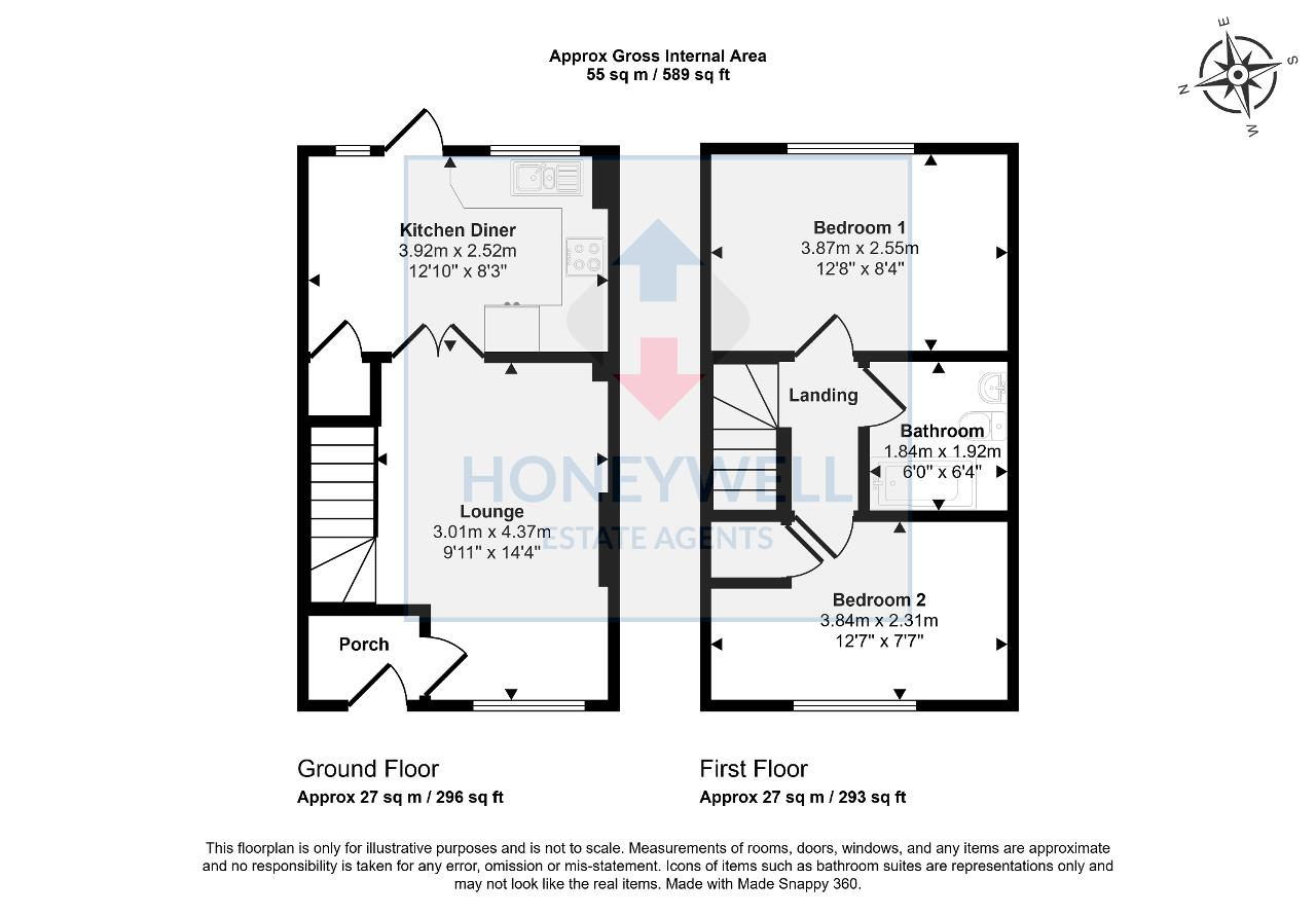 Floorplan of Barn Croft, Clitheroe, BB7 1DY