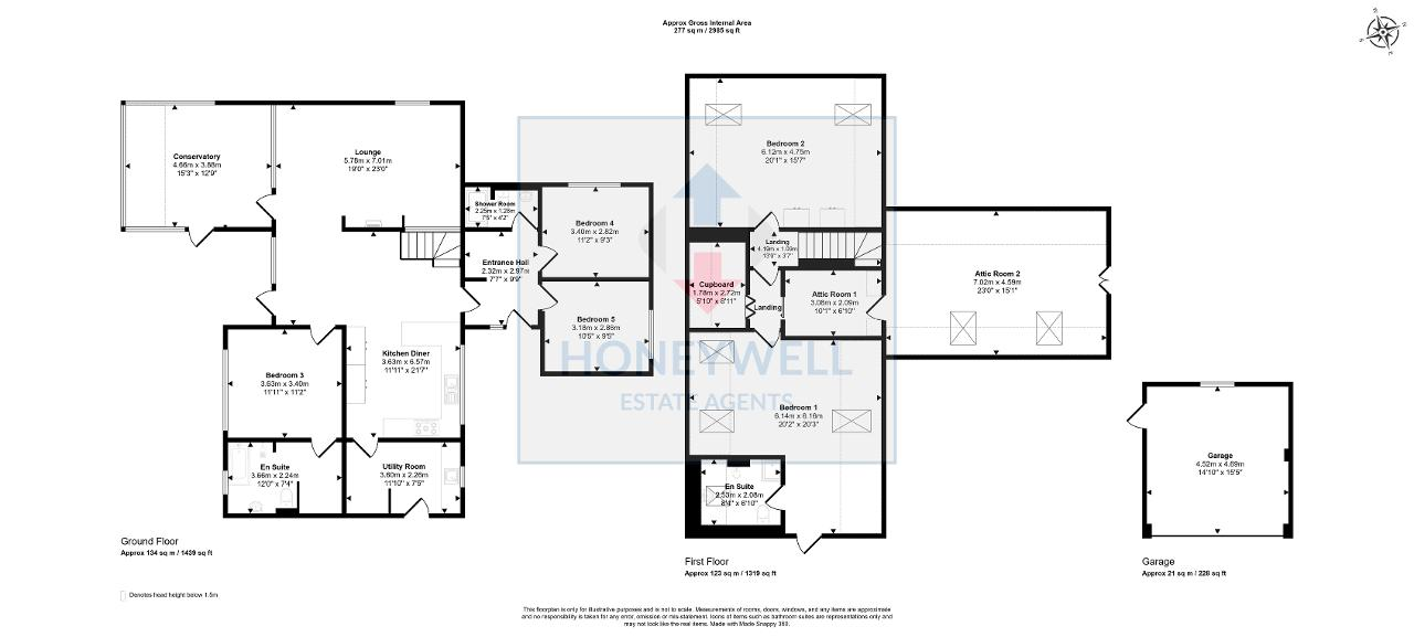 Floorplan of Pimlico Road, Clitheroe, Lancashire, BB7 4PZ
