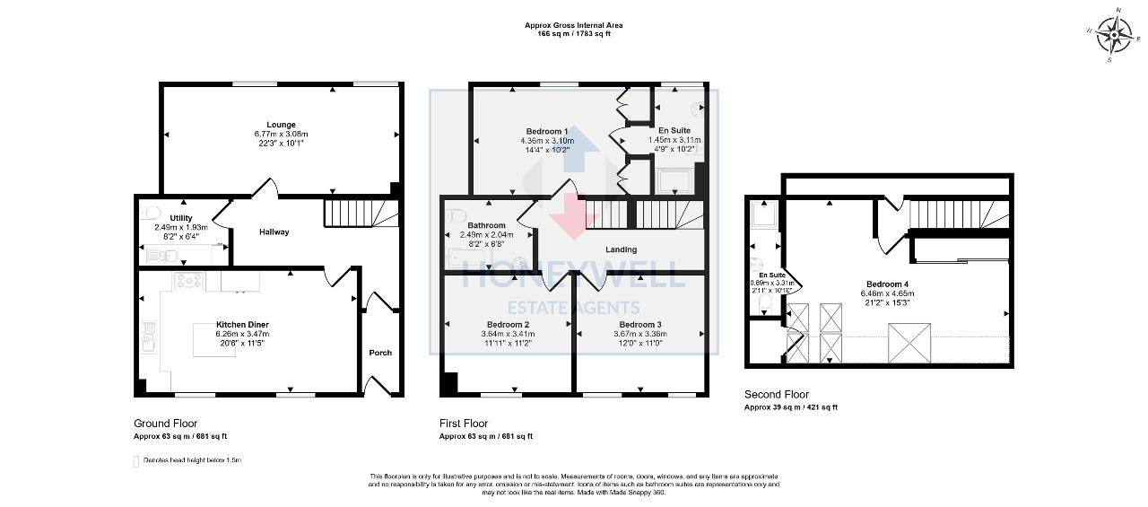 Floorplan of Victoria Grove, Sabden, BB7 9DQ