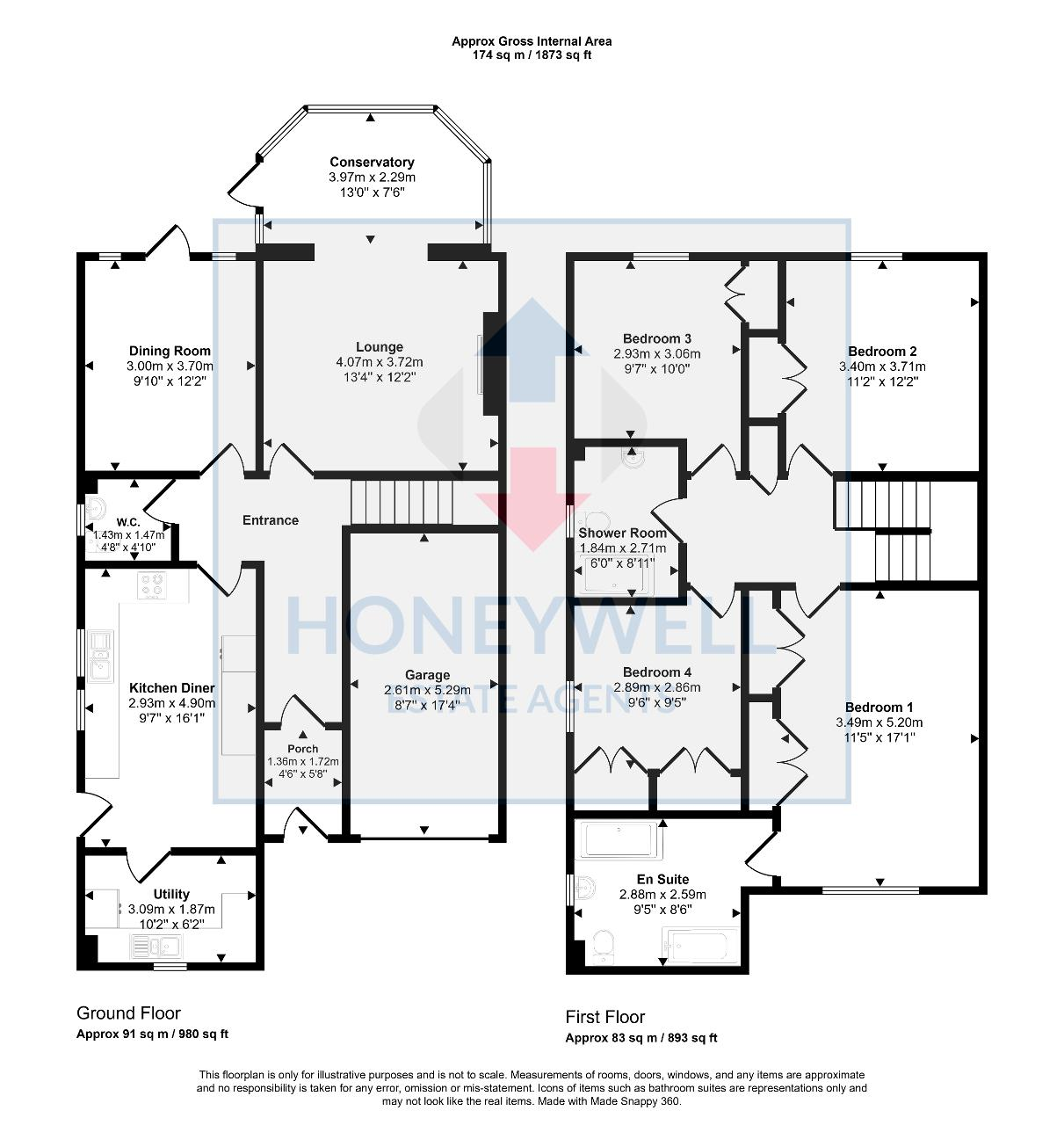 Floorplan of St Nicholas Mews, Sabden, Clitheroe, Lancashire, BB7 9HU