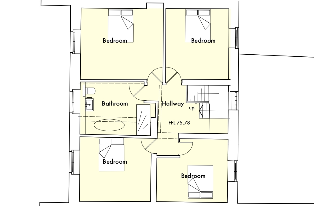 Floorplan of Whalley Road, Clitheroe, BB7 1EE