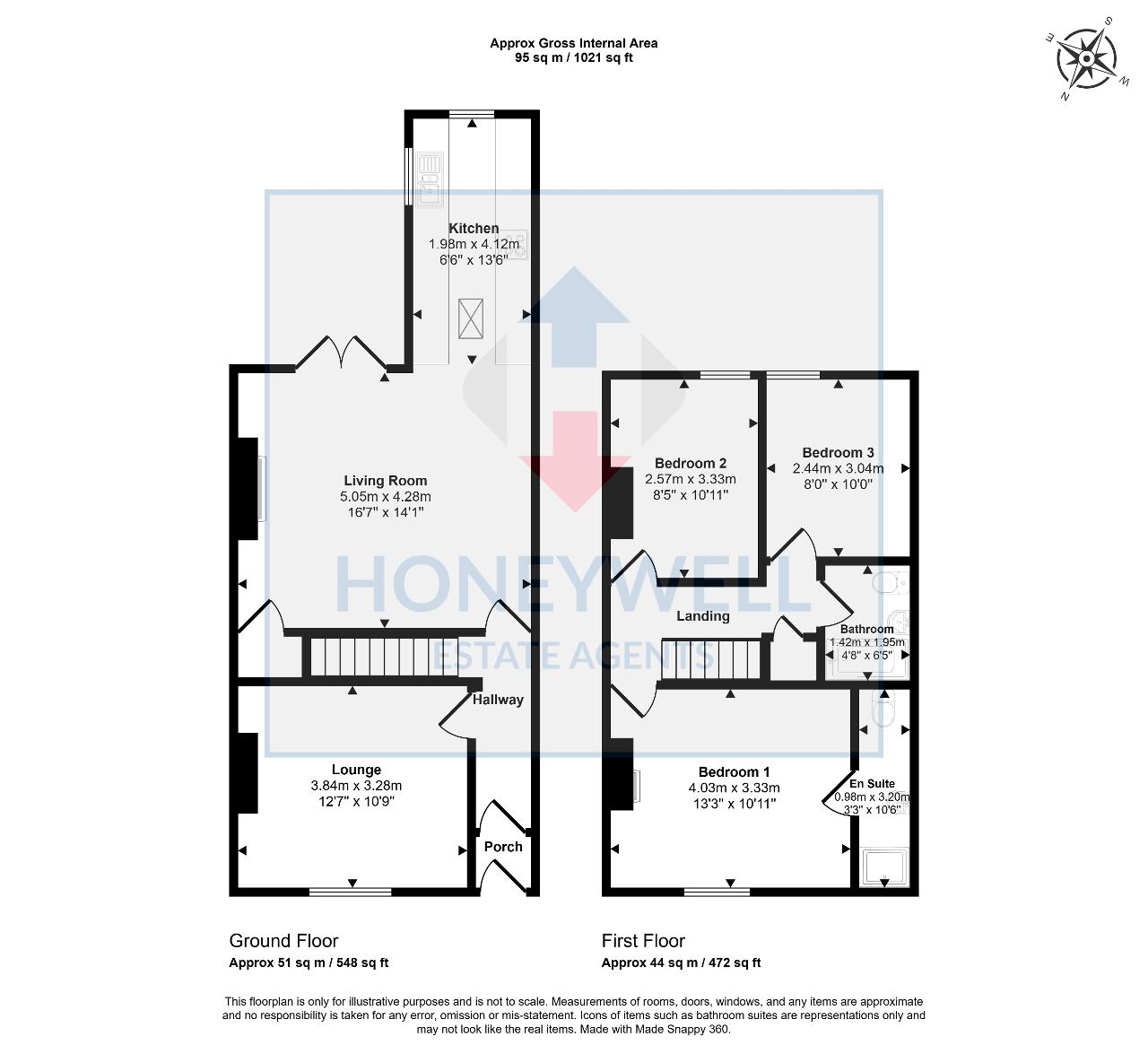 Floorplan of Thorn Street, Sabden, Clitheroe, Lancashire, BB7 9EY