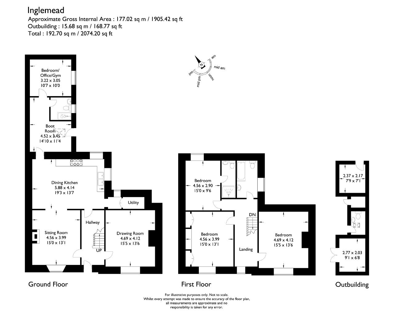 Floorplan of Waddington Road, Clitheroe, BB7 2HN