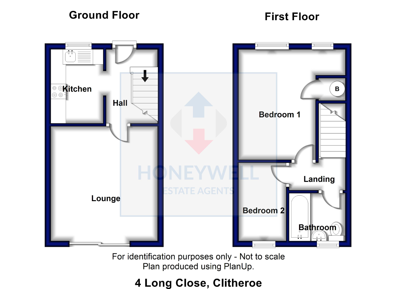 Floorplan of Long Close, CLITHEROE, Lancashire, BB7 2ER
